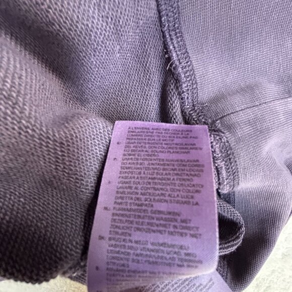 Adidas Overdyed Crewneck Sweatshirt Trace Purple Mens Large Pullover Long Sleeve - Picture 5 of 8